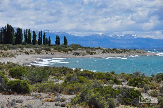 Lago Buenos Aires, um dos maiores do continente, região de Los Antiguos, na Argentina